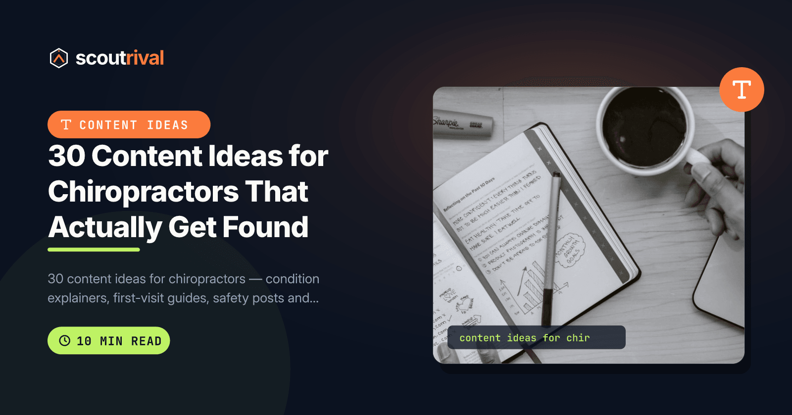 30 Content Ideas for Chiropractors That Actually Get Found — cover