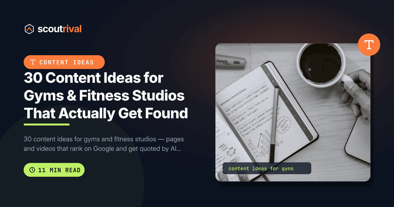30 Content Ideas for Gyms & Fitness Studios That Actually Get Found — cover