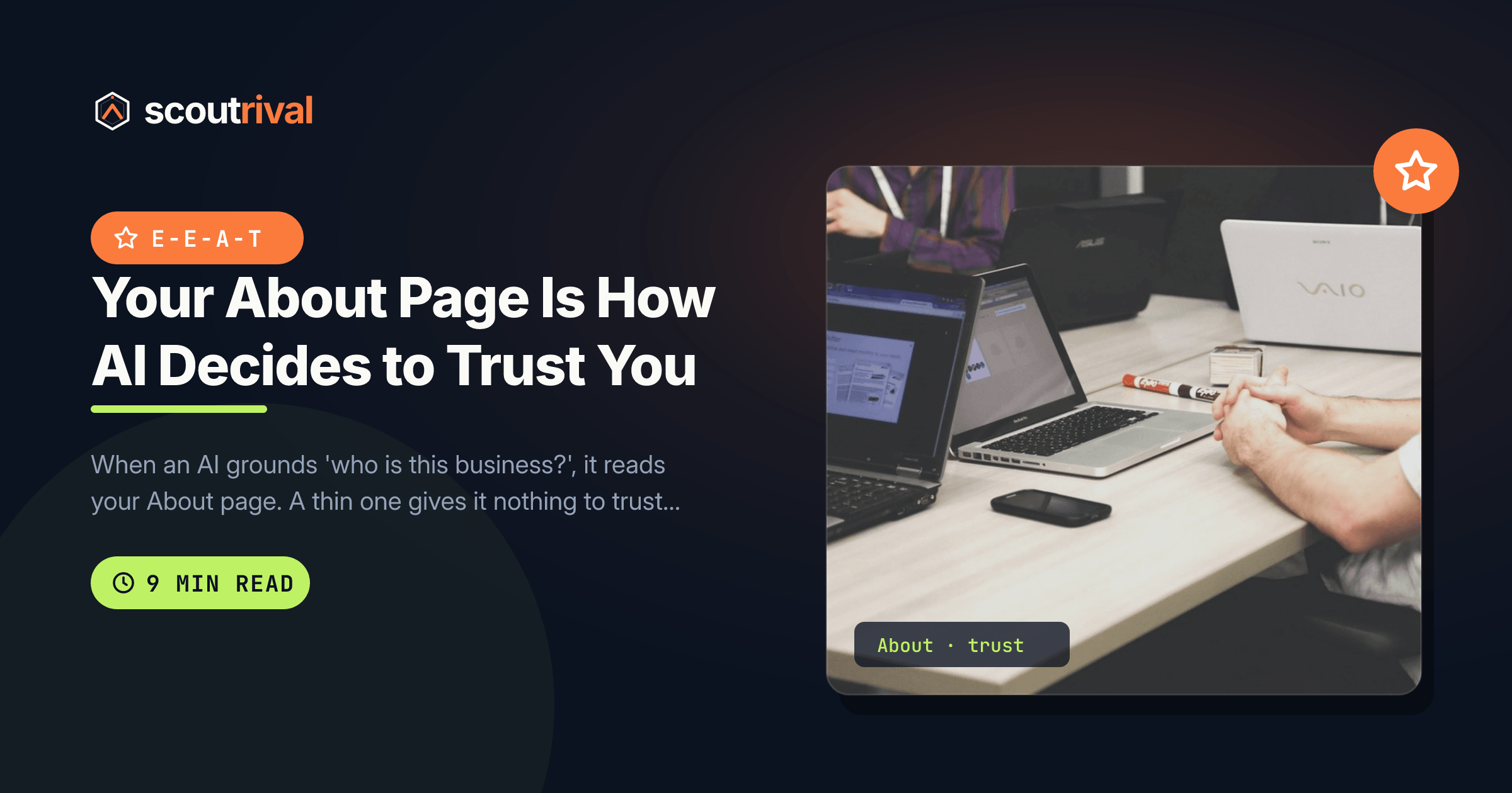 Your About Page Is How AI Decides to Trust You — cover