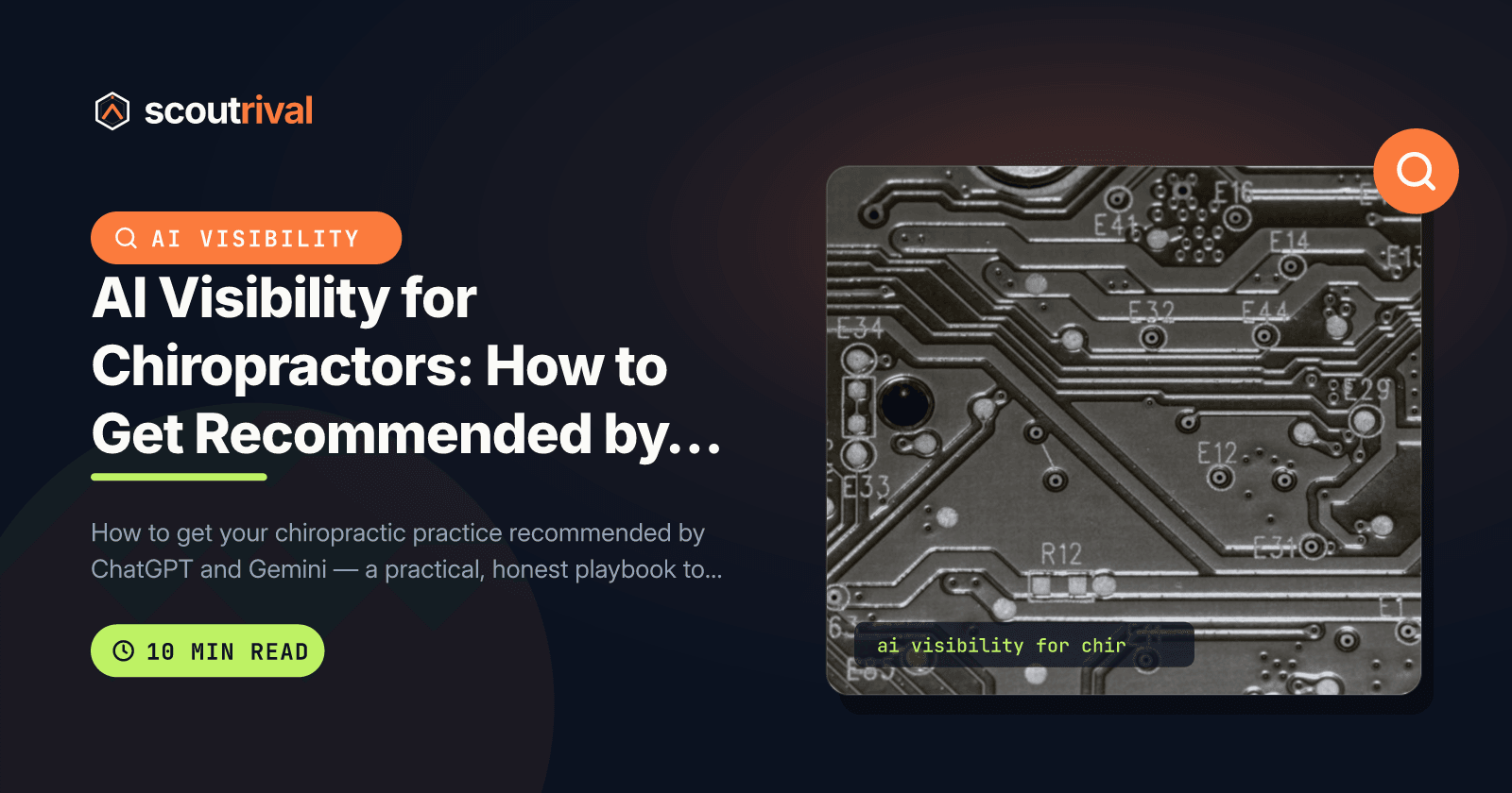 AI Visibility for Chiropractors: How to Get Recommended by ChatGPT — cover