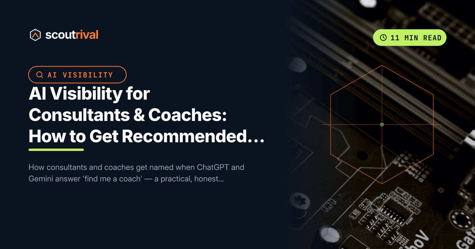 AI Visibility for Consultants & Coaches: How to Get Recommended by ChatGPT — cover
