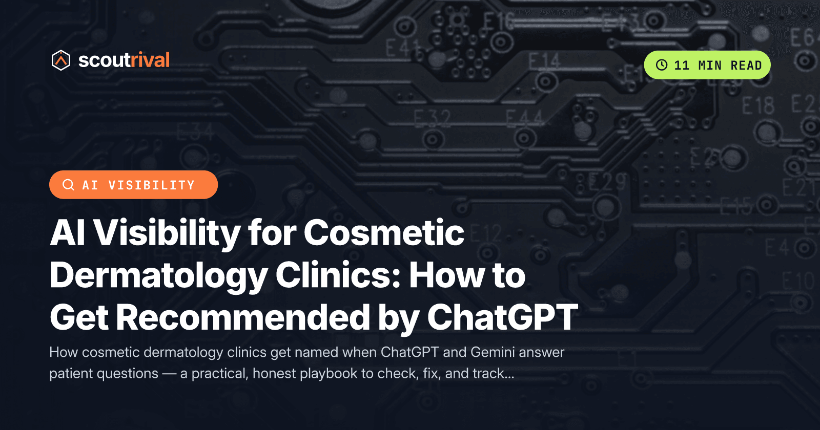 AI Visibility for Cosmetic Dermatology Clinics: How to Get Recommended by ChatGPT — cover