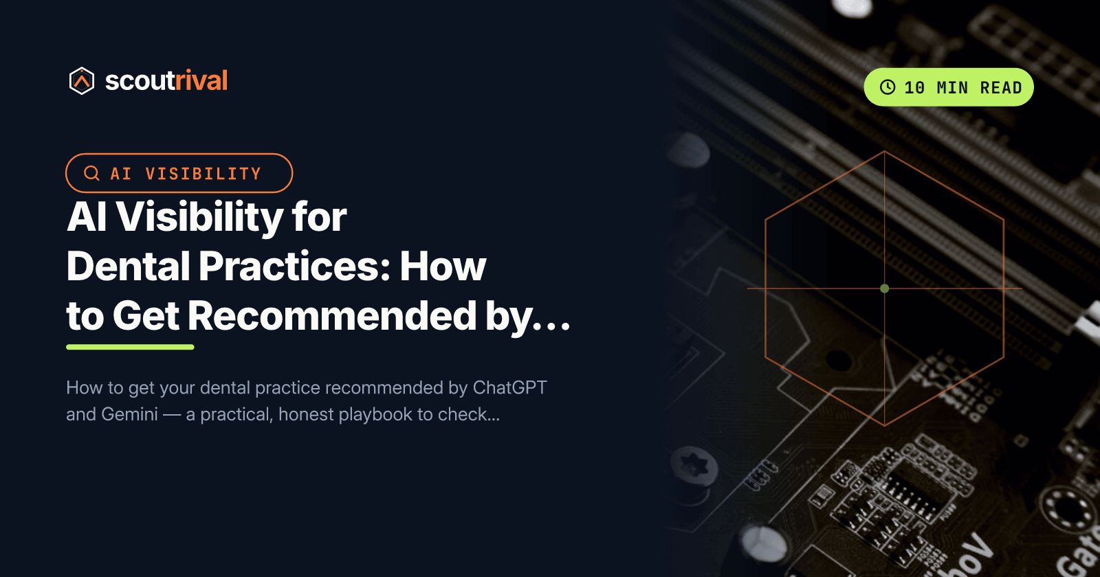 AI Visibility for Dental Practices: How to Get Recommended by ChatGPT — cover