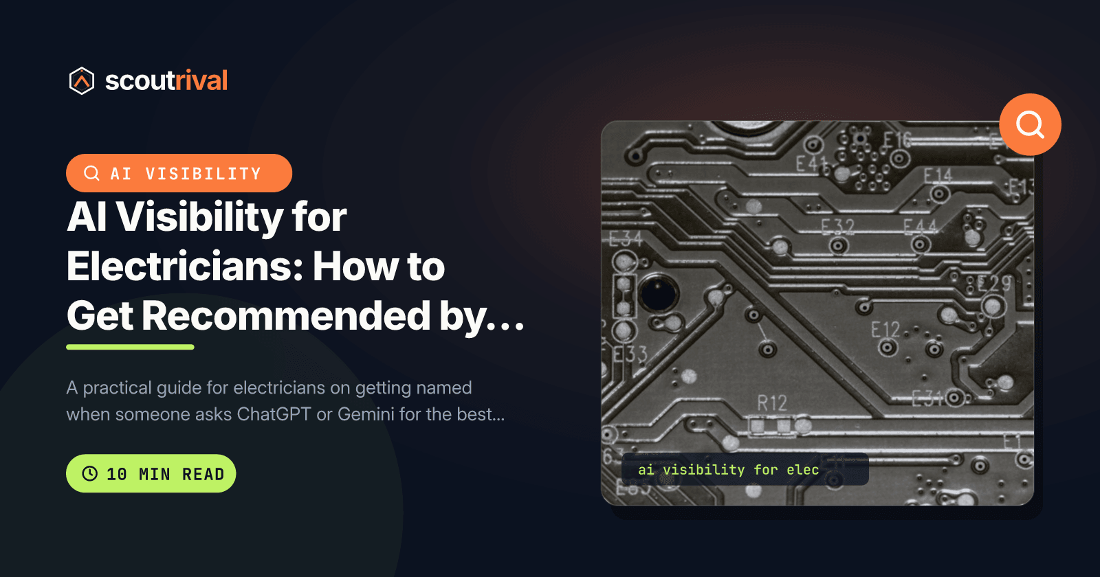 AI Visibility for Electricians: How to Get Recommended by ChatGPT — cover