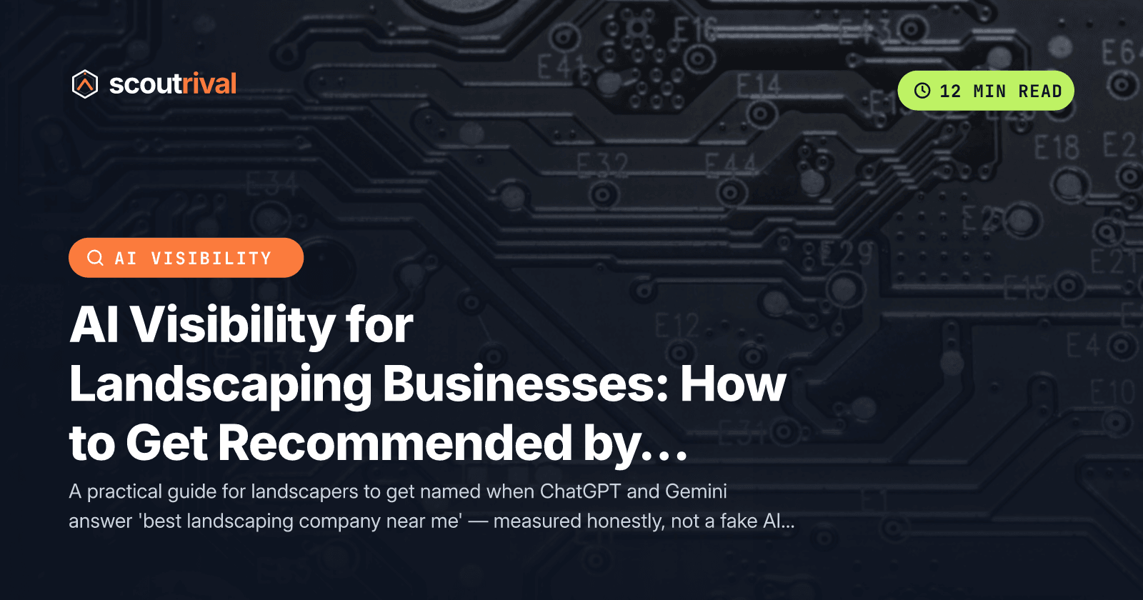 AI Visibility for Landscaping Businesses: How to Get Recommended by ChatGPT — cover