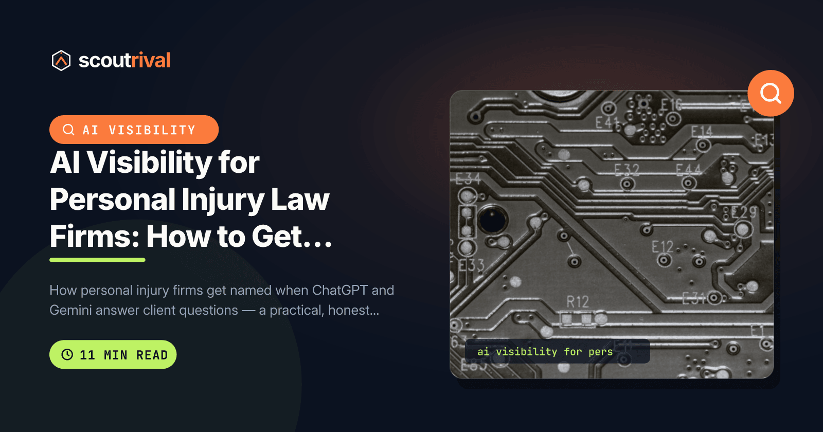 AI Visibility for Personal Injury Law Firms: How to Get Recommended by ChatGPT — cover