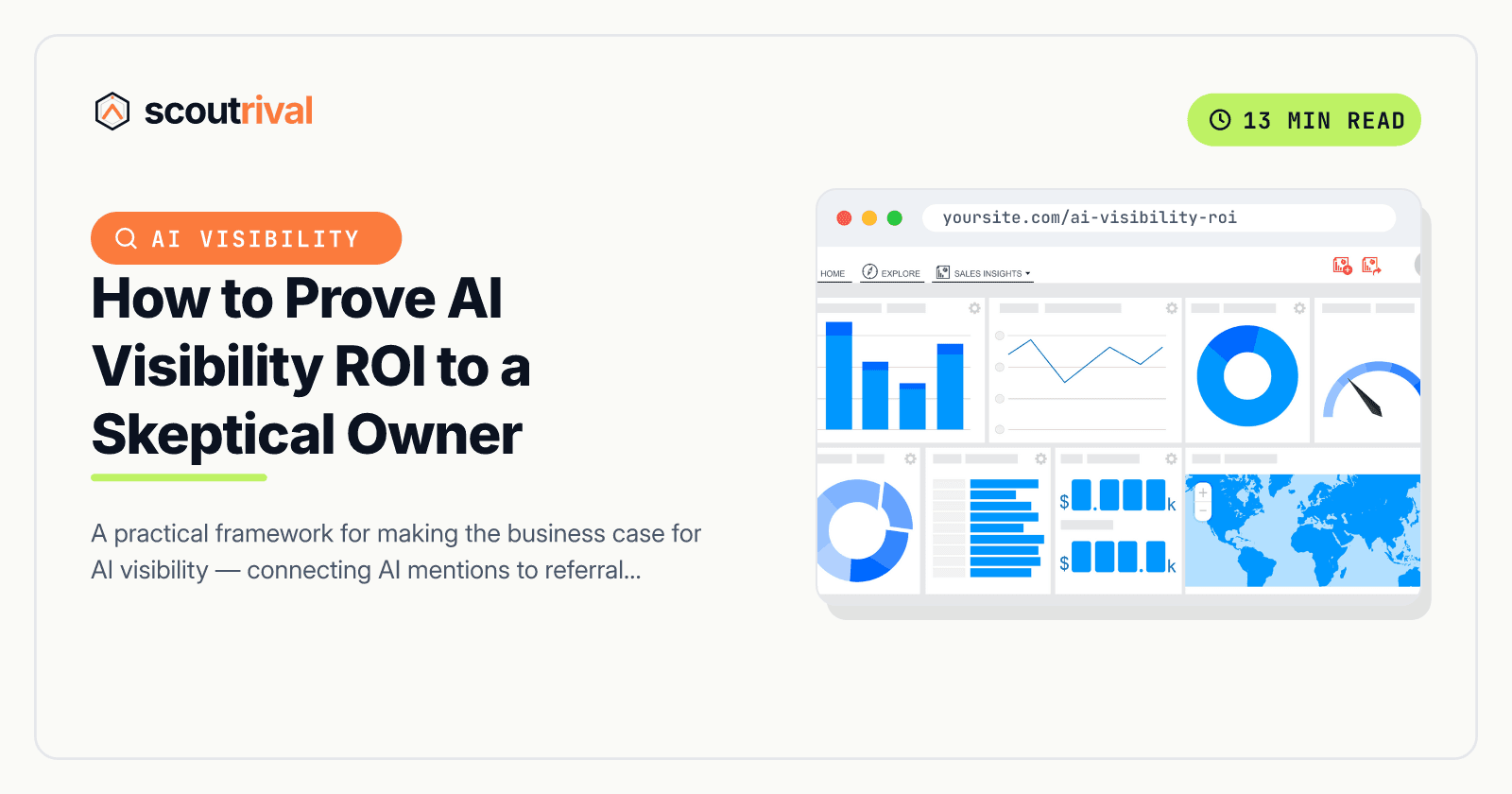 How to Prove AI Visibility ROI to a Skeptical Owner — cover