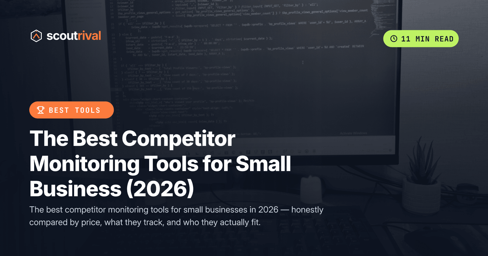 The Best Competitor Monitoring Tools for Small Business (2026) — cover