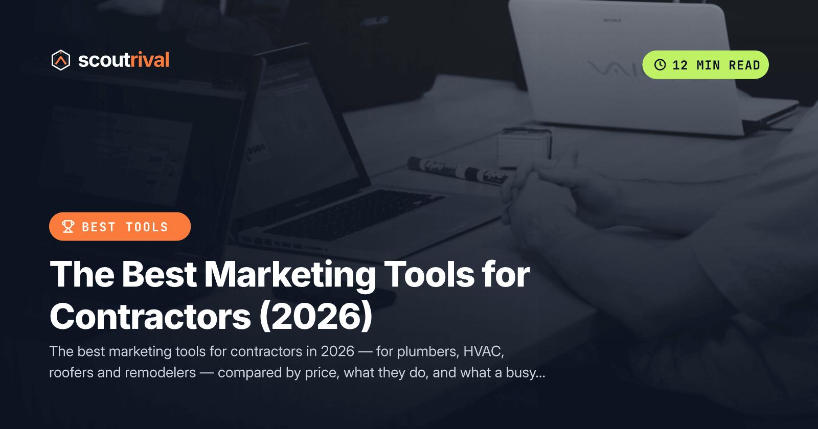 The Best Marketing Tools for Contractors (2026) — cover