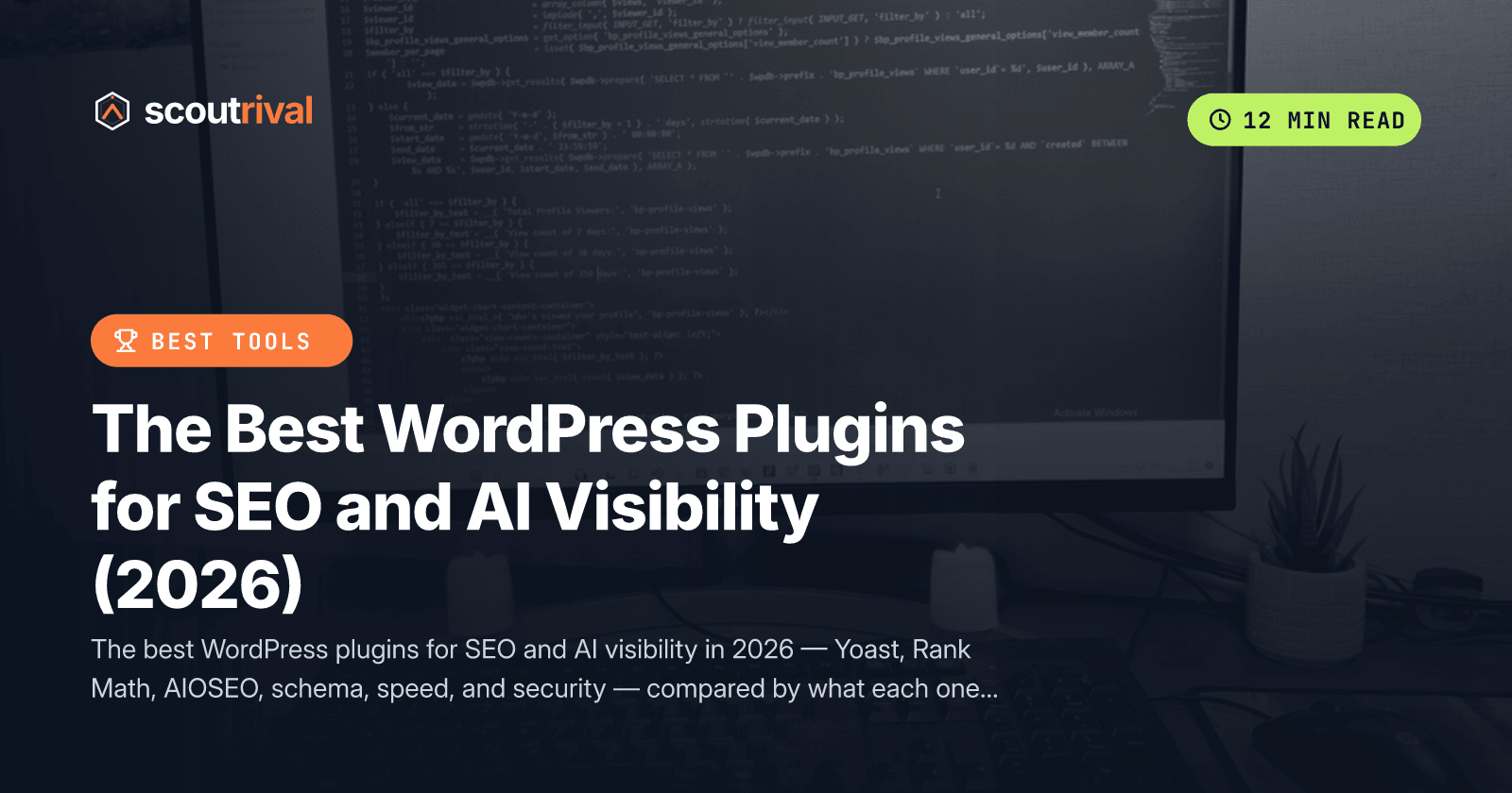 The Best WordPress Plugins for SEO and AI Visibility (2026) — cover