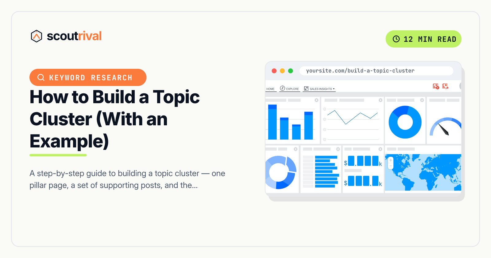 How to Build a Topic Cluster (With an Example) — cover