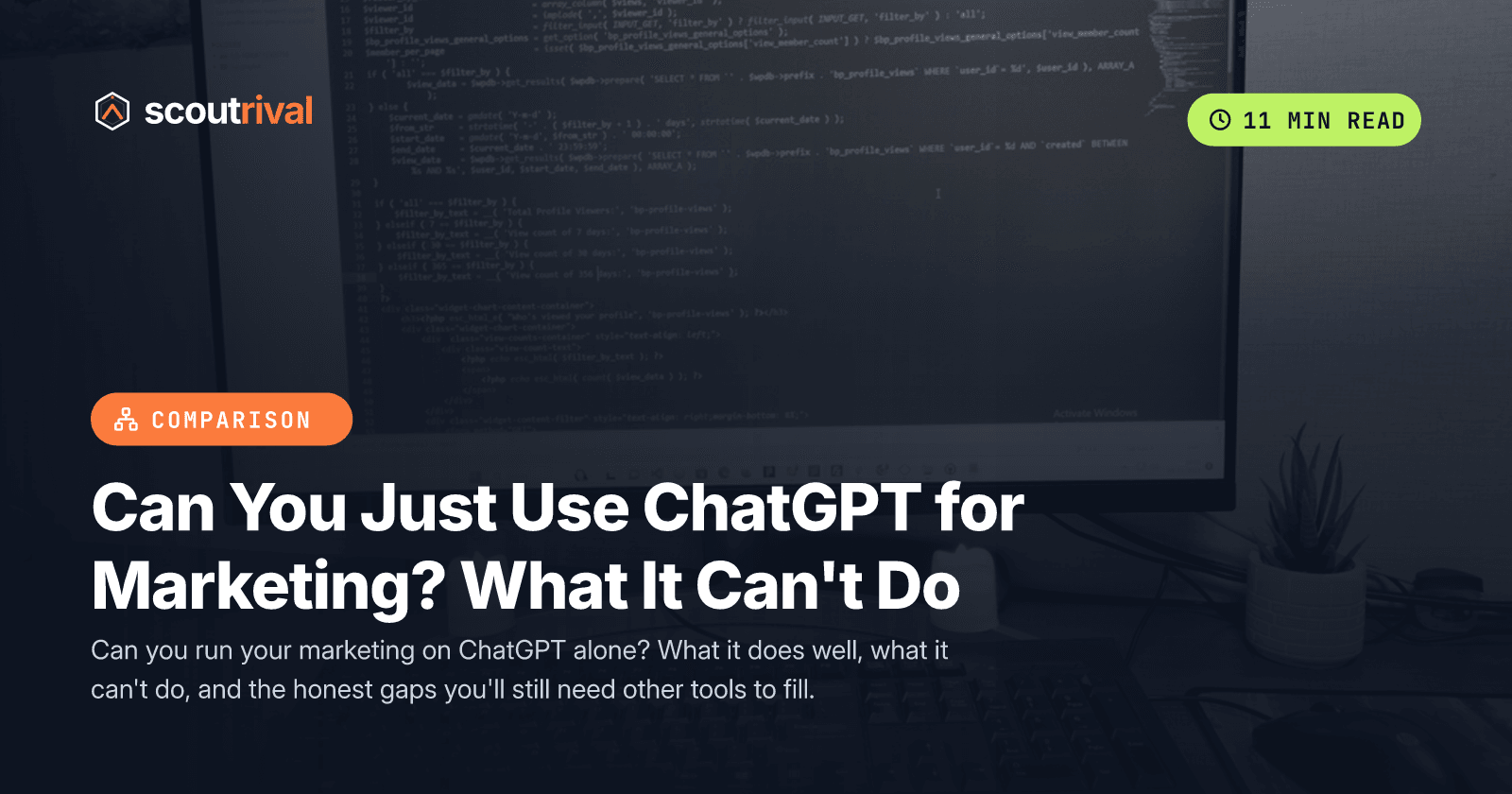 Can You Just Use ChatGPT for Marketing? What It Can't Do — cover