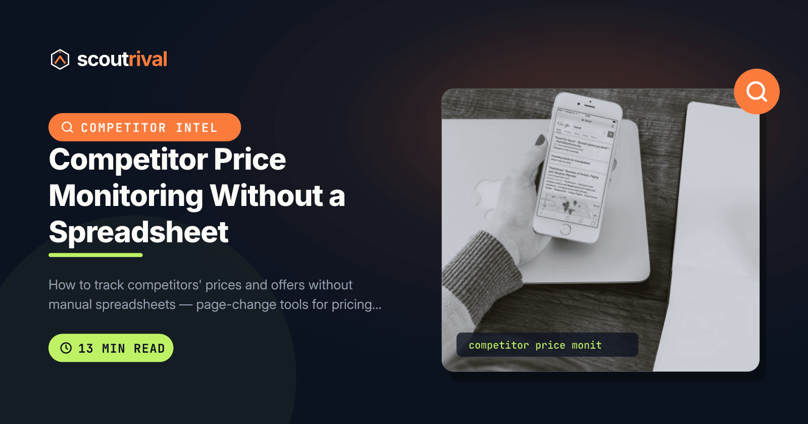 Competitor Price Monitoring Without a Spreadsheet — cover