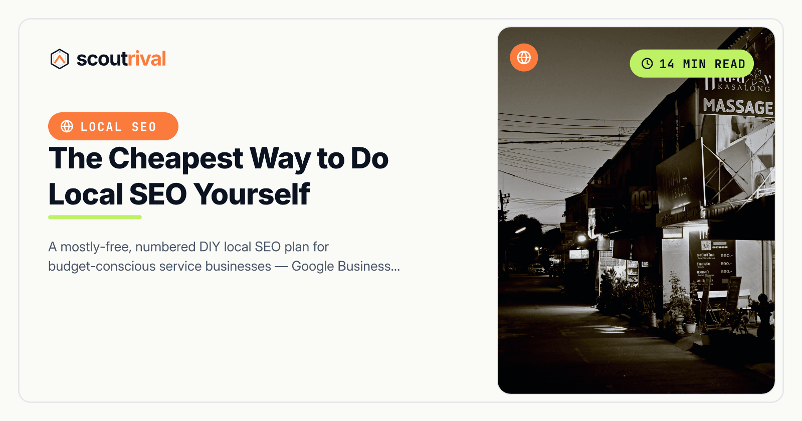 The Cheapest Way to Do Local SEO Yourself — cover