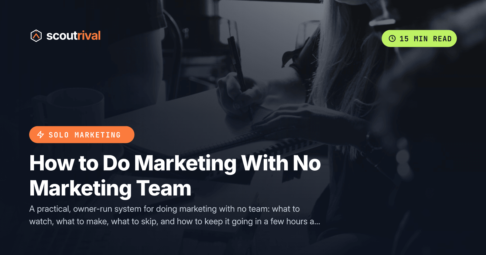 How to Do Marketing With No Marketing Team — cover