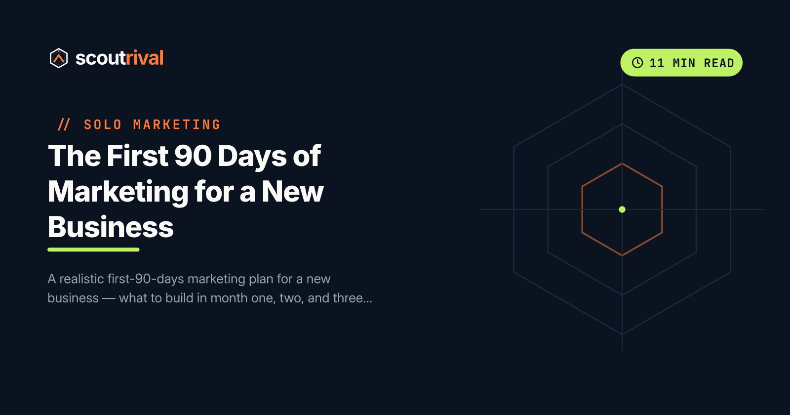 The First 90 Days of Marketing for a New Business — cover