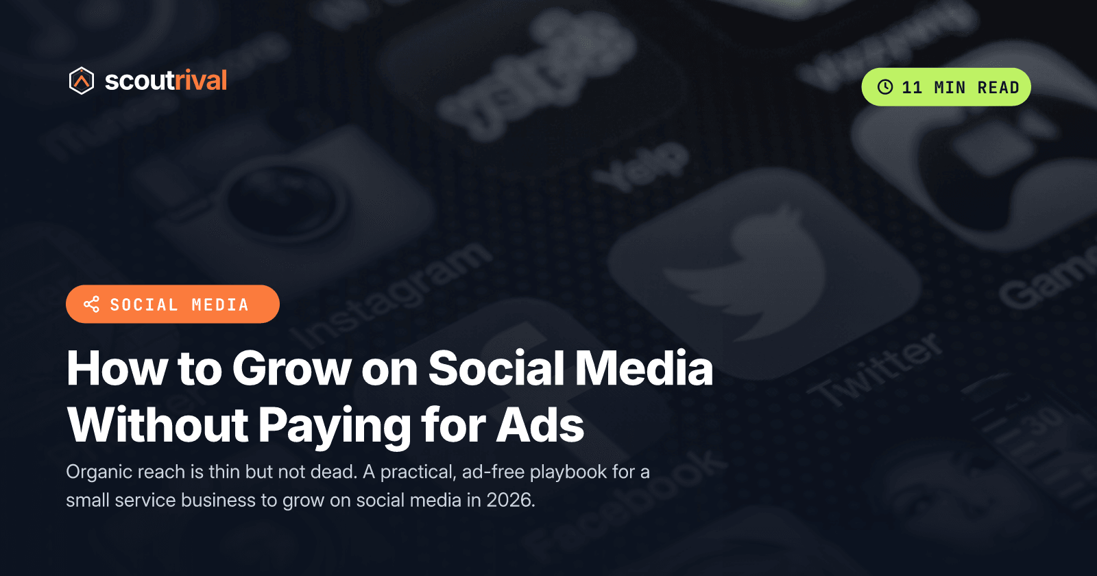 How to Grow on Social Media Without Paying for Ads — cover