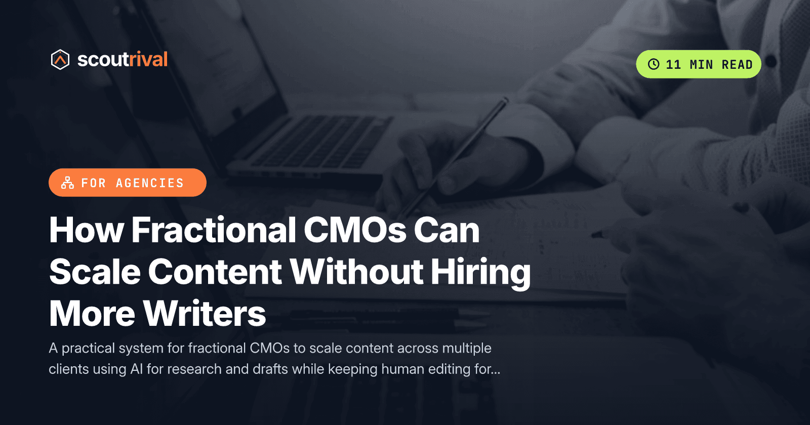 How Fractional CMOs Can Scale Content Without Hiring More Writers — cover