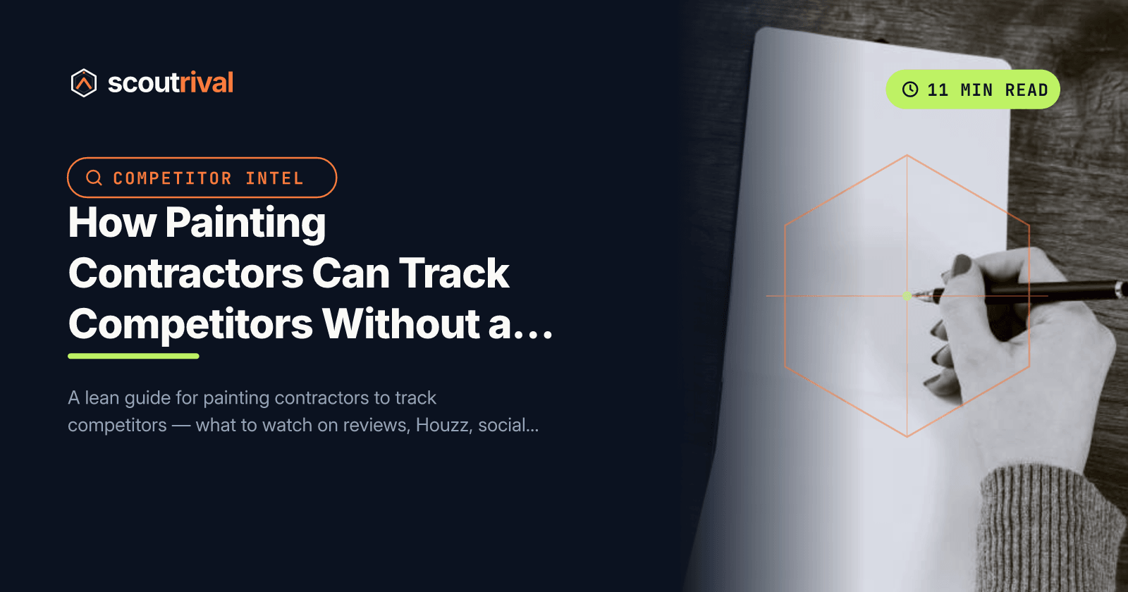 How Painting Contractors Can Track Competitors Without a Marketing Team — cover