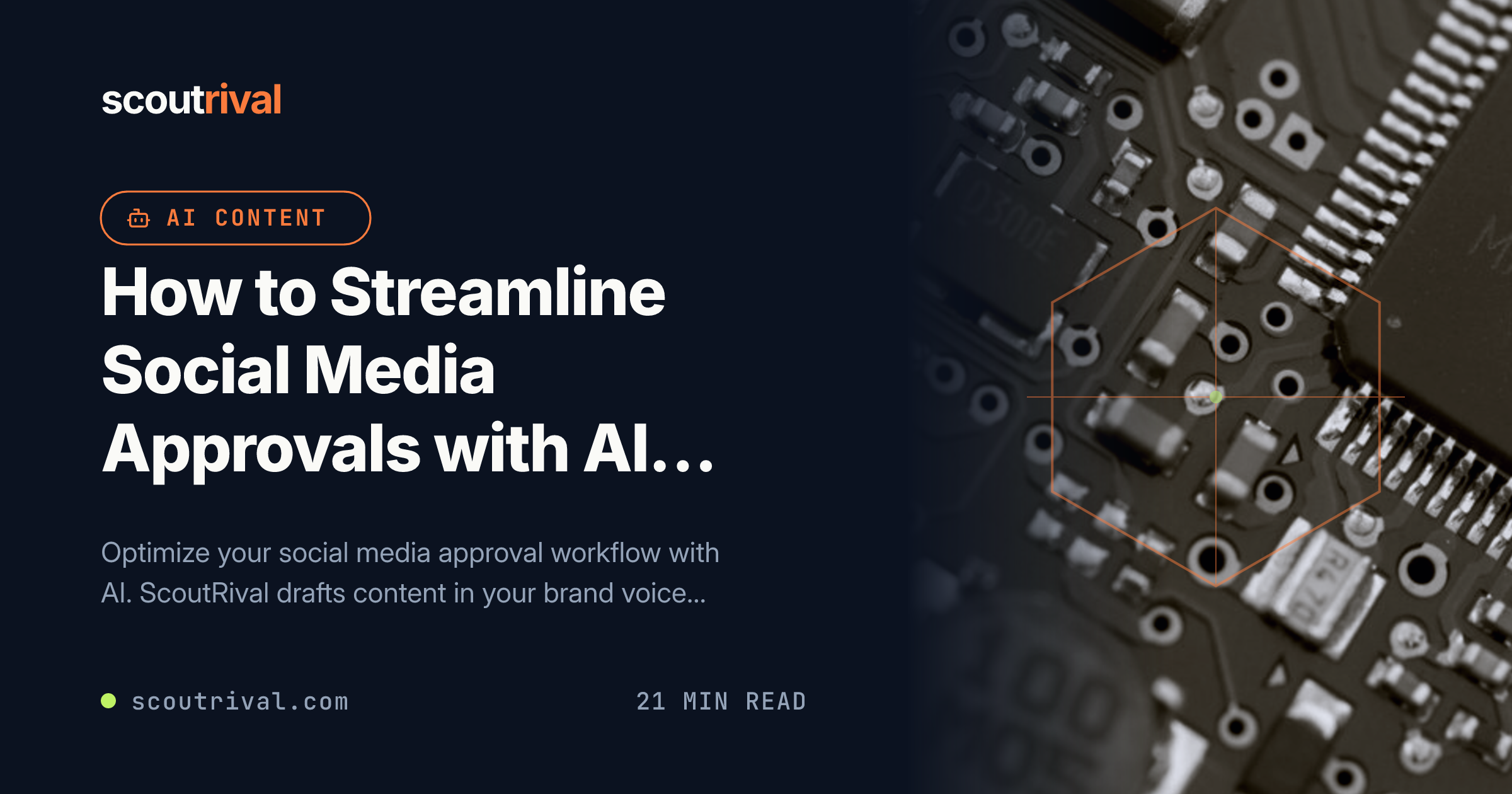 How to Streamline Social Media Approvals with AI Tools — cover