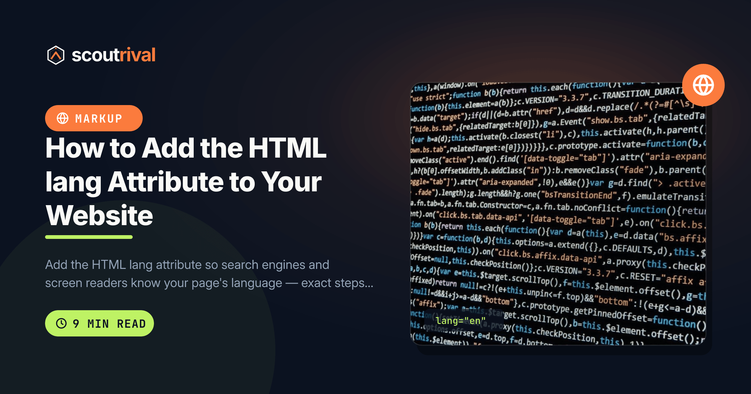 How to Add the HTML lang Attribute to Your Website — cover