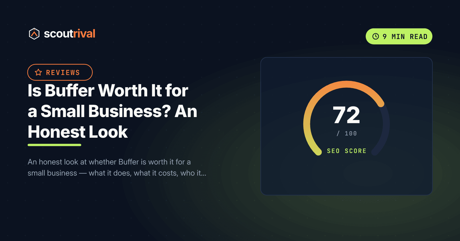 Is Buffer Worth It for a Small Business? An Honest Look — cover