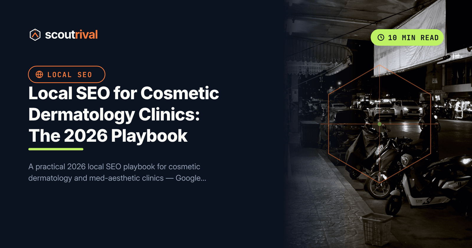 Local SEO for Cosmetic Dermatology Clinics: The 2026 Playbook — cover