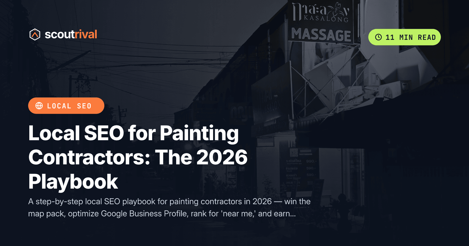 Local SEO for Painting Contractors: The 2026 Playbook — cover