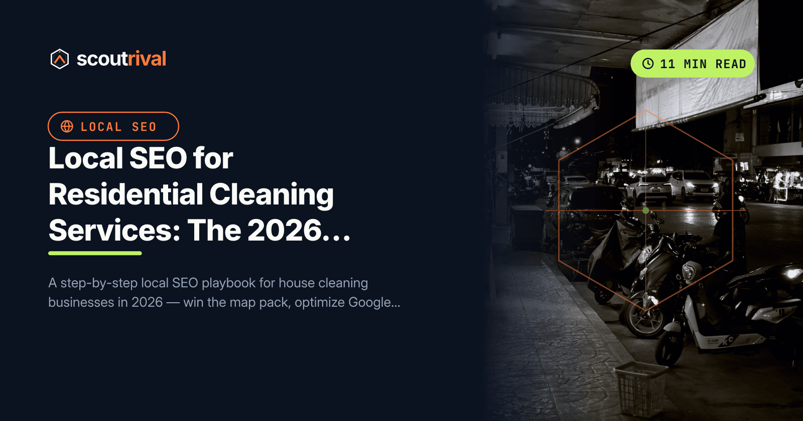 Local SEO for Residential Cleaning Services: The 2026 Playbook — cover