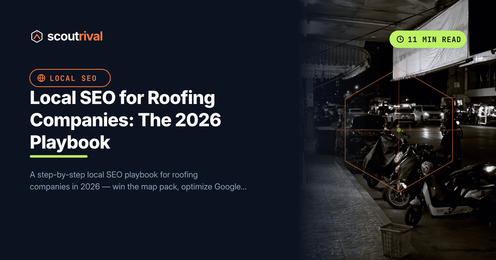 Local SEO for Roofing Companies: The 2026 Playbook — cover
