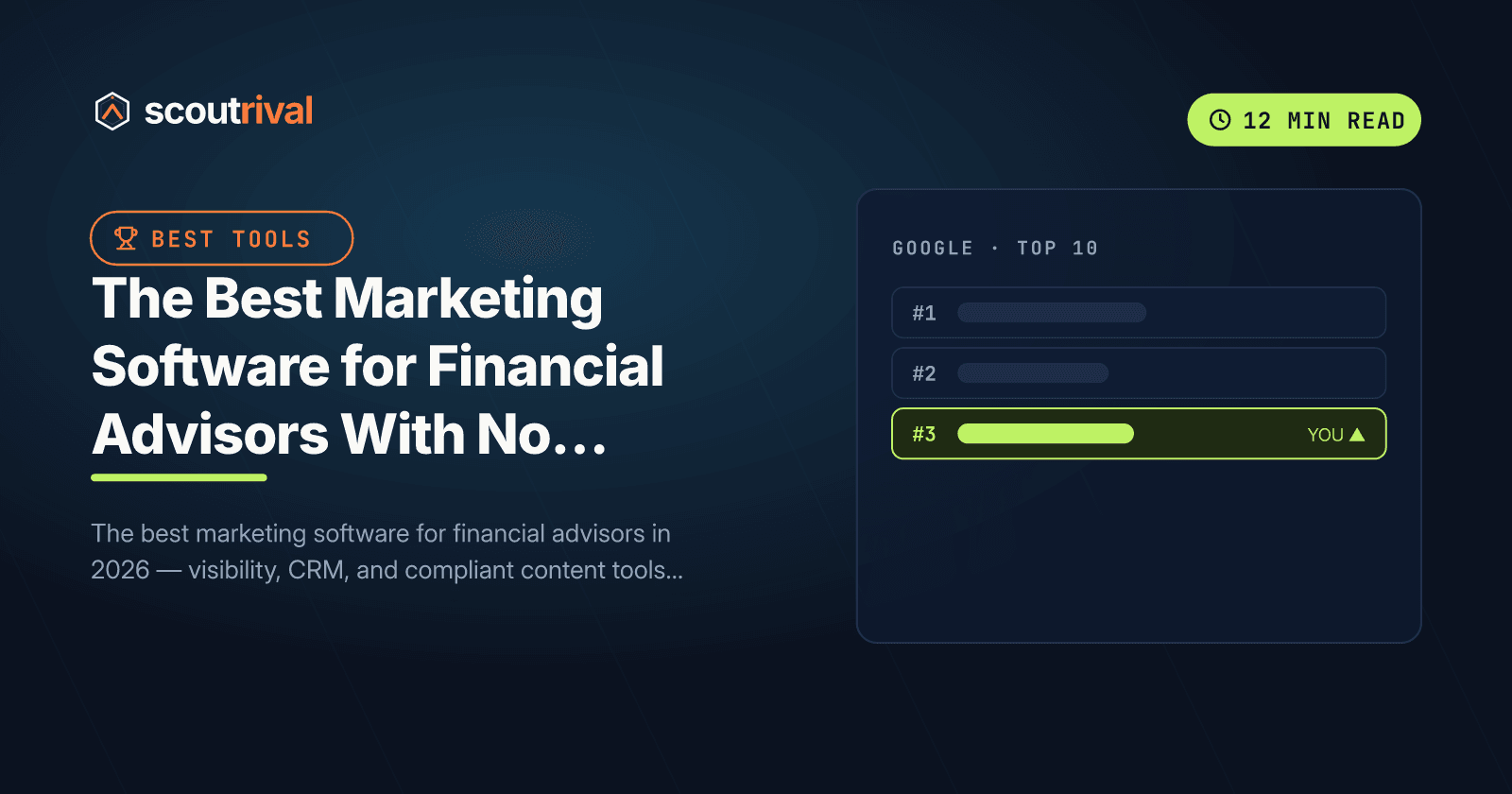 The Best Marketing Software for Financial Advisors With No In-House Marketer (2026) — cover