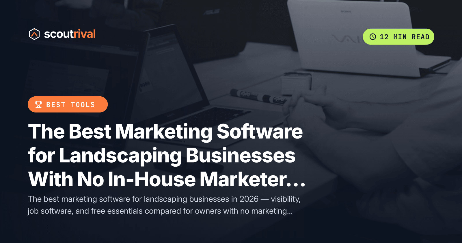 The Best Marketing Software for Landscaping Businesses With No In-House Marketer (2026) — cover