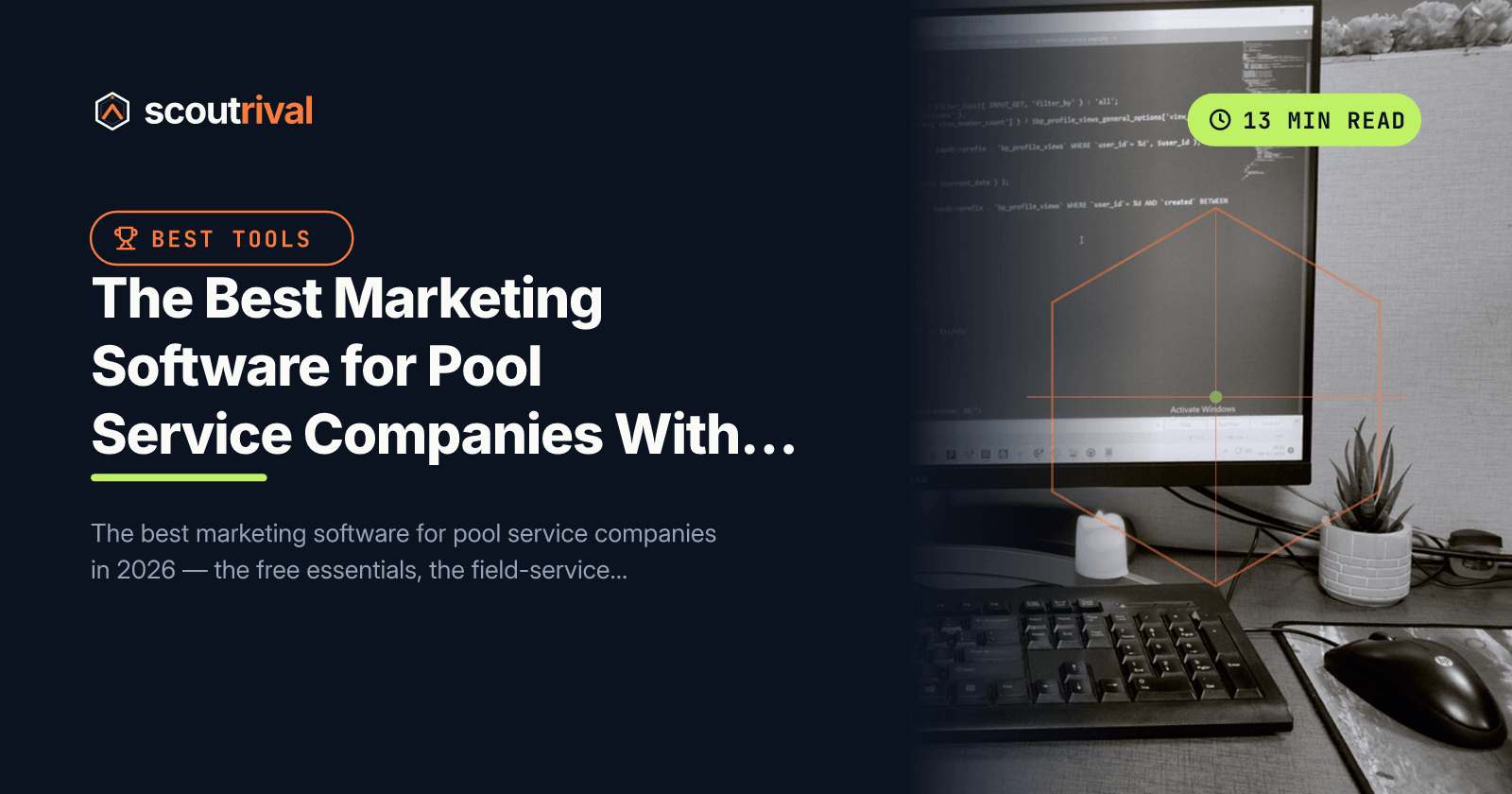 The Best Marketing Software for Pool Service Companies With No In-House Marketer (2026) — cover