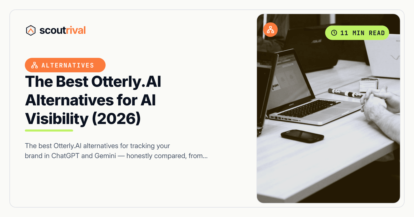 The Best Otterly.AI Alternatives for AI Visibility (2026) — cover