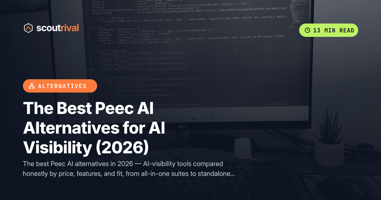 The Best Peec AI Alternatives for AI Visibility (2026) — cover