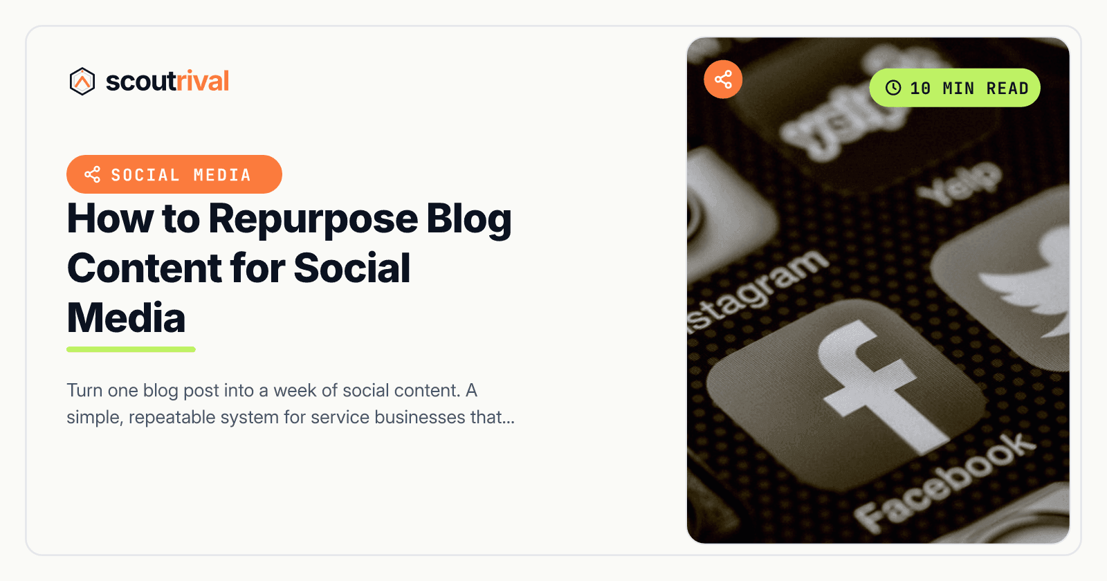 How to Repurpose Blog Content for Social Media — cover