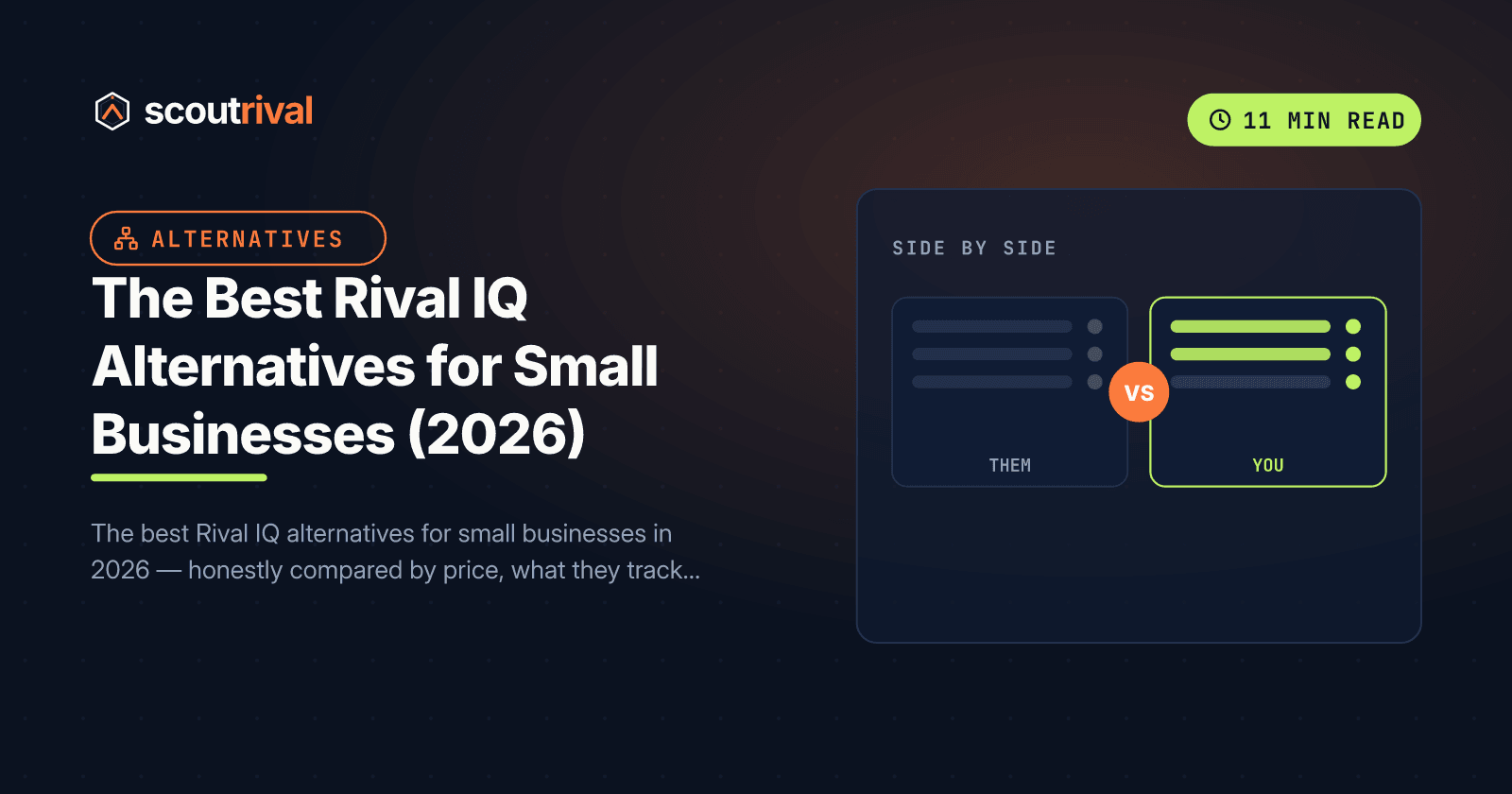 The Best Rival IQ Alternatives for Small Businesses (2026) — cover