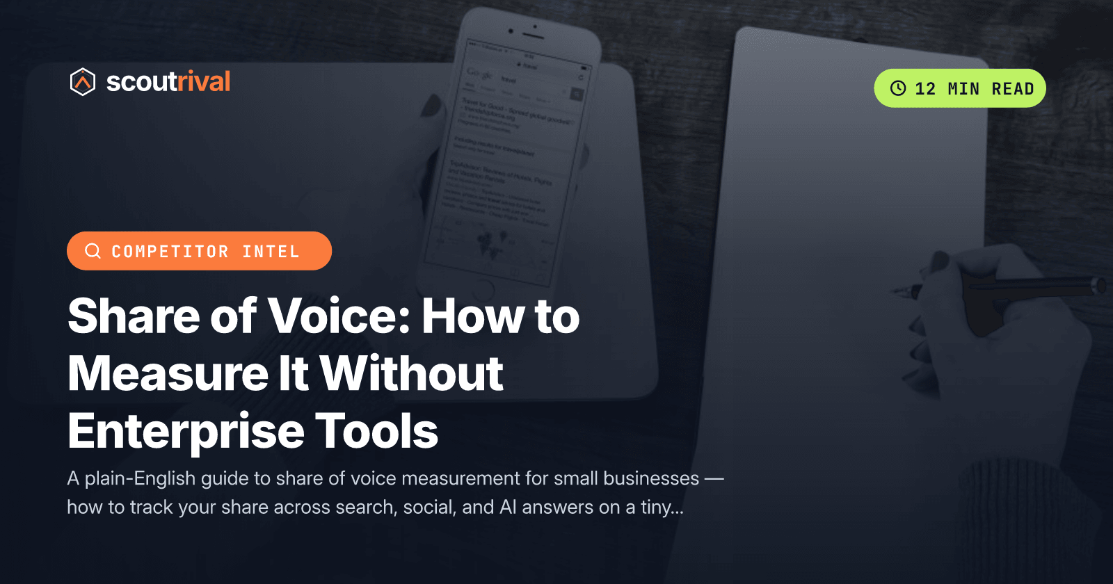 Share of Voice: How to Measure It Without Enterprise Tools — cover