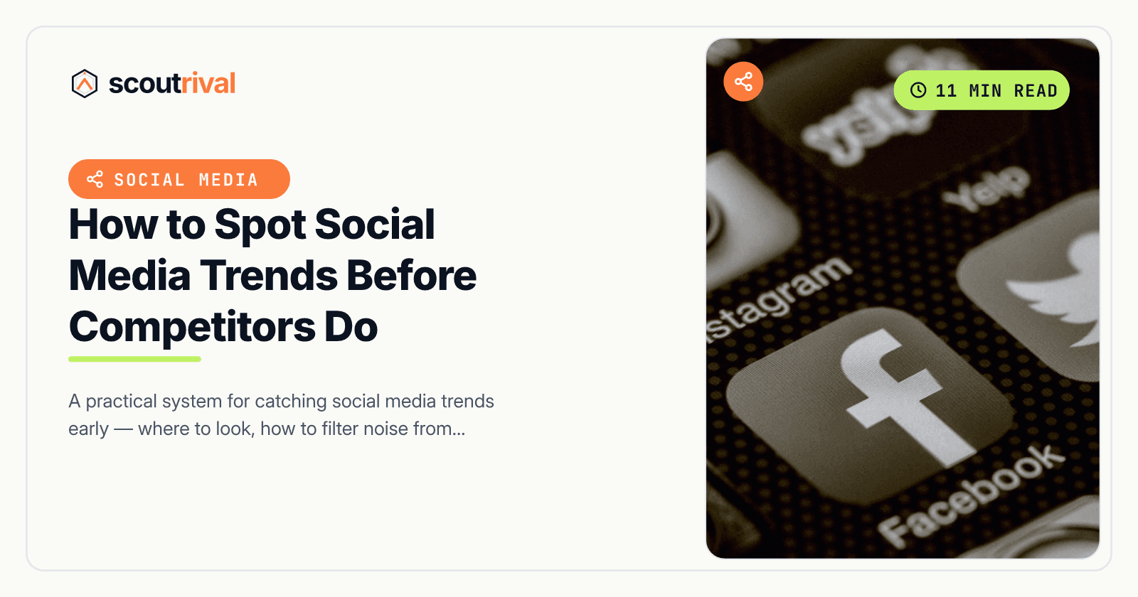 How to Spot Social Media Trends Before Competitors Do — cover