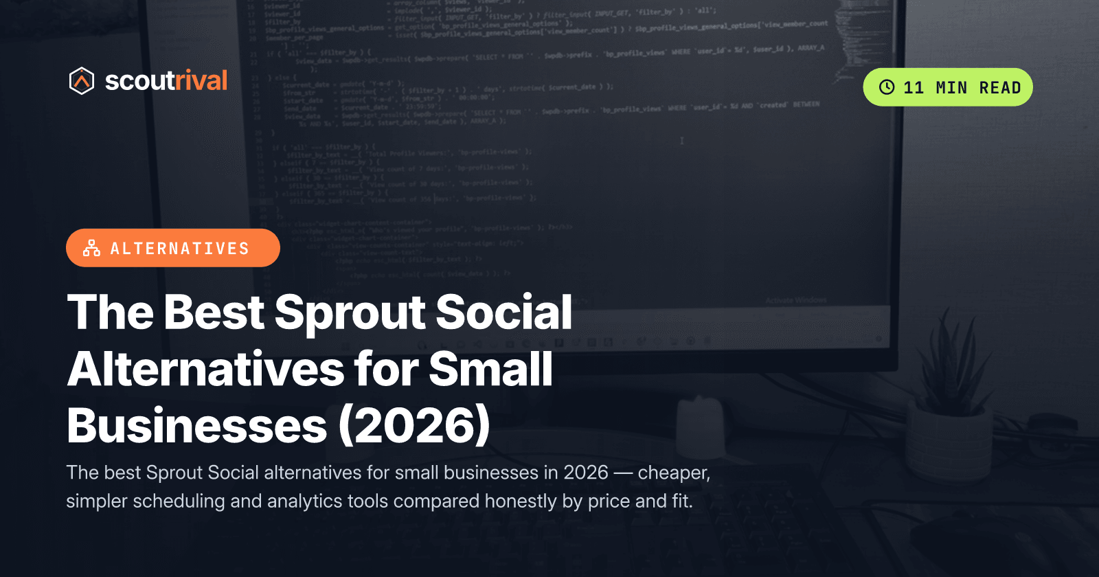 The Best Sprout Social Alternatives for Small Businesses (2026) — cover