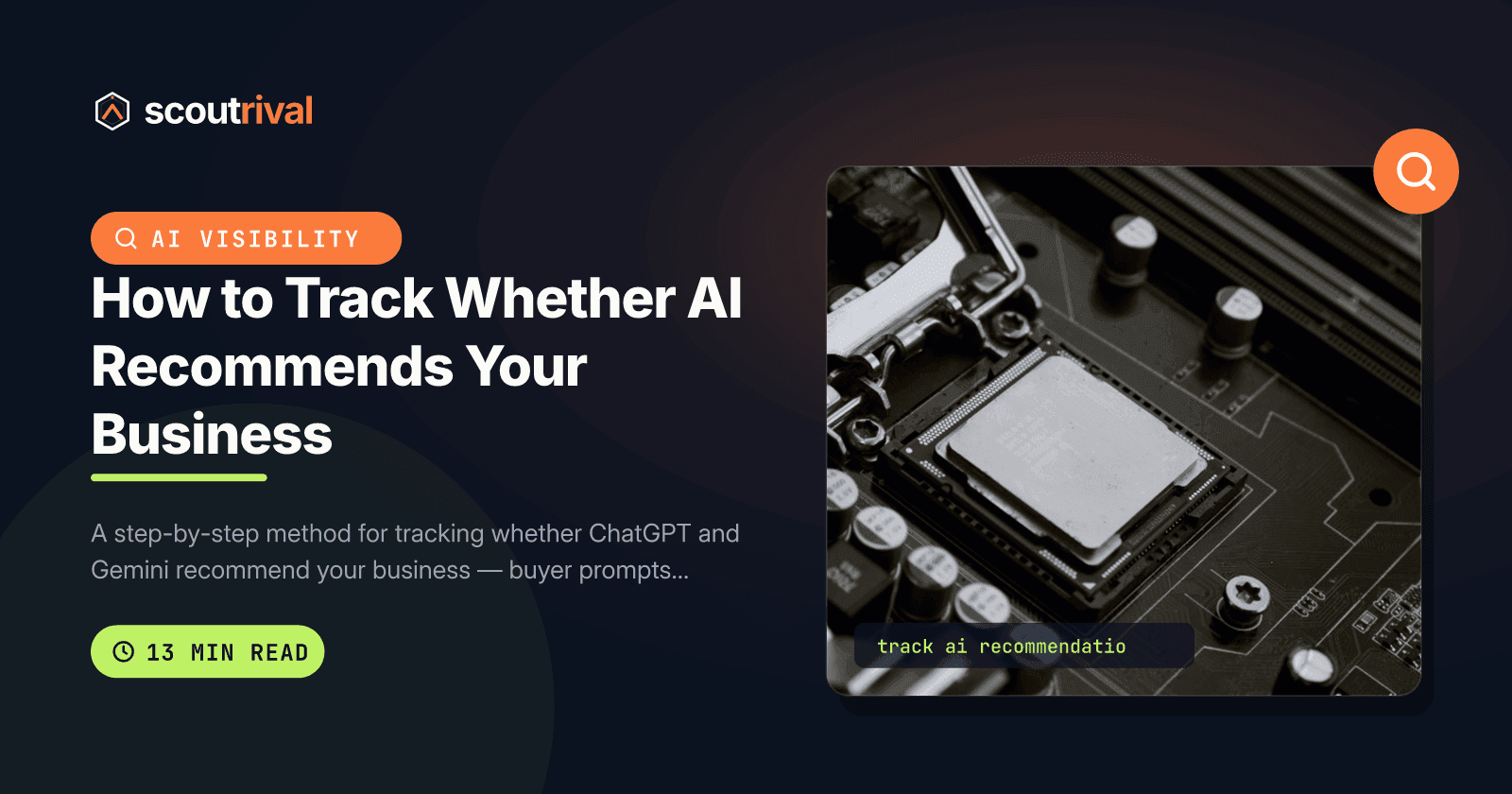 How to Track Whether AI Recommends Your Business — cover
