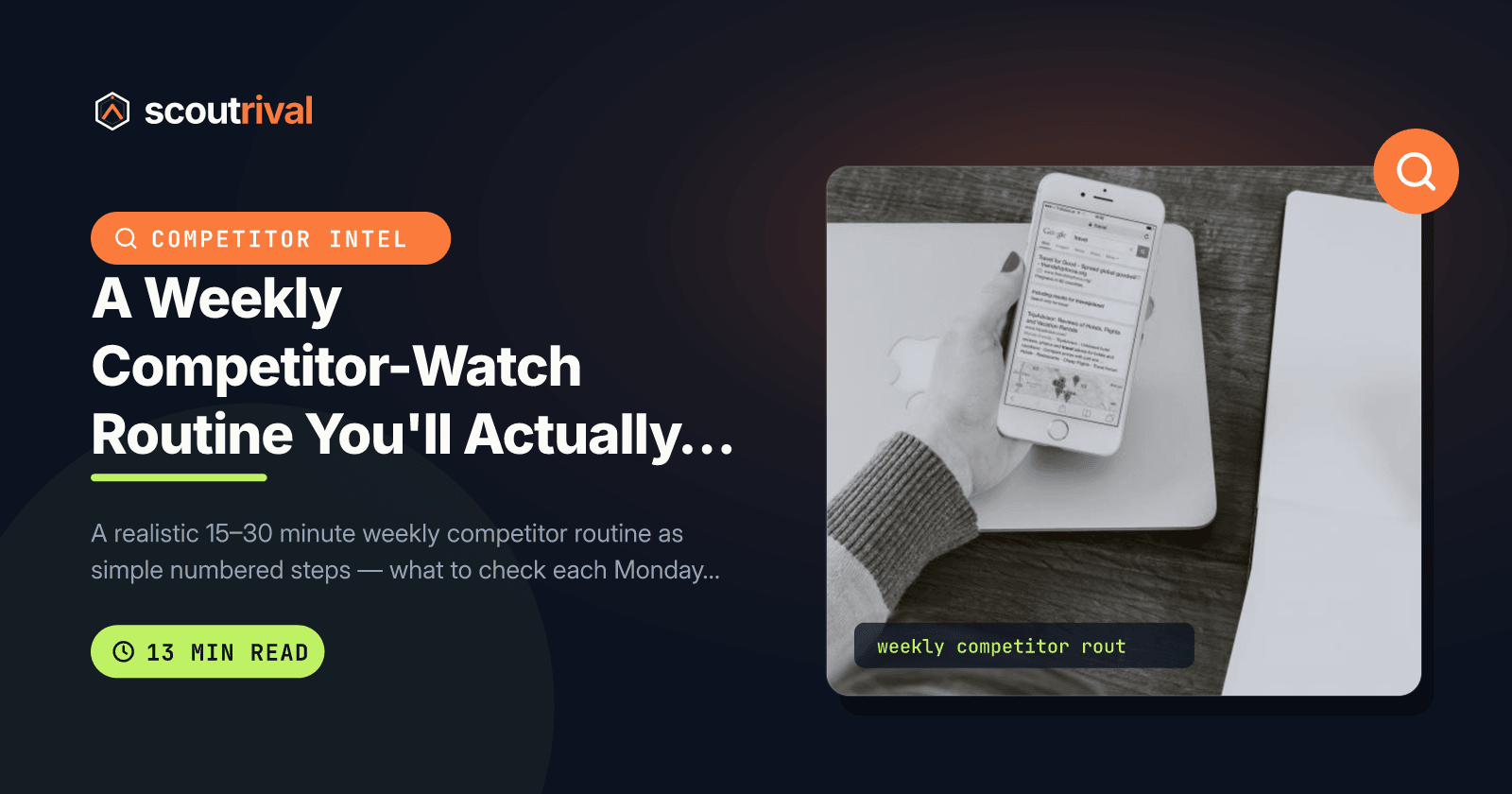 A Weekly Competitor-Watch Routine You'll Actually Keep — cover