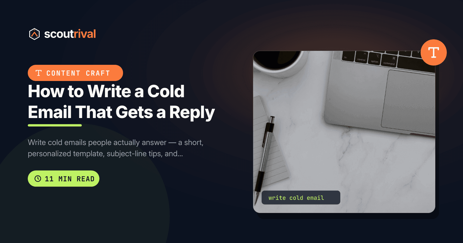 How to Write a Cold Email That Gets a Reply — cover