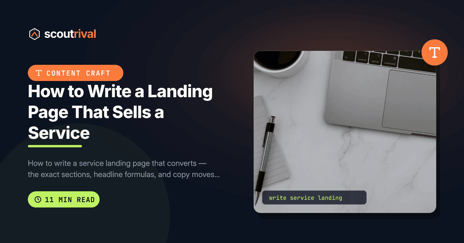How to Write a Landing Page That Sells a Service — cover