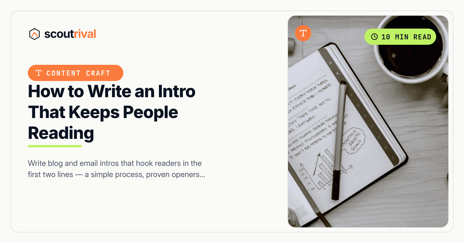 How to Write an Intro That Keeps People Reading — cover