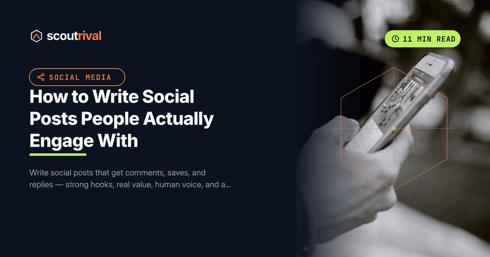 How to Write Social Posts People Actually Engage With — cover
